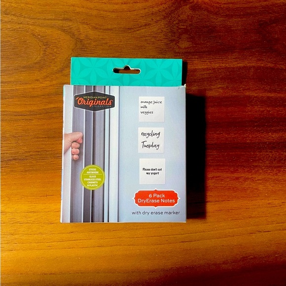 MERIDIAN POINT REUSABLE DRY ERASE POST IT NOTES WITH MARKER (6 PACK) - Picture 8 of 8